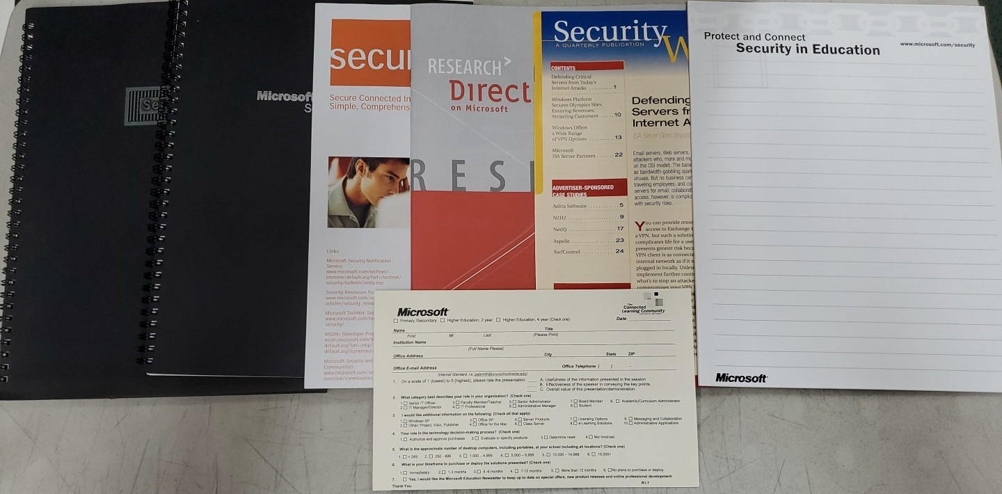 Microsoft Technet Security Guide Whitepaper Security Watch Newsletter 2003