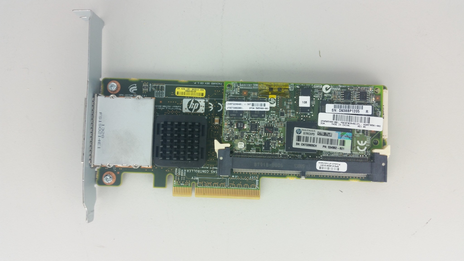 HP Smart Array P411 HSTNM-B015 SAS RAID Controller Card 534562-B21 HP 1GB Flash