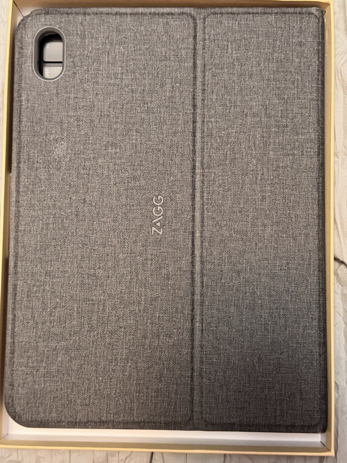 ZAGG Gray Keyboard Folio Case for Tablet with Integrated Stand
