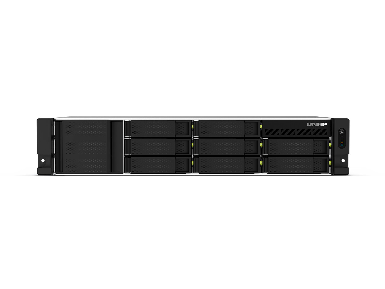 QNAP TS-864EU-RP-8G 2U 8-Bay Short Depth Rackmount NAS - Intel Celeron N5095 - 8