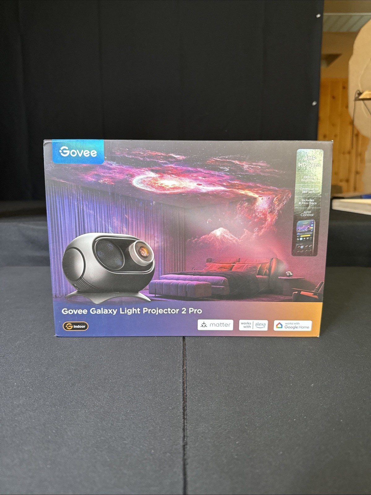 Govee Galaxy Matter Light Star Projector 2 Pro 4 Megapixel HD Lens H609D