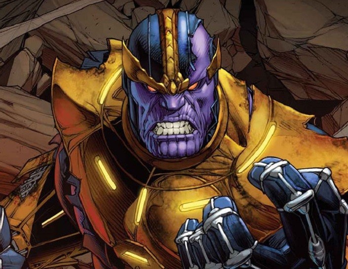 HQ2 MARVEL COMICS THANOS AVENGERS Infinity war Guantlet  MOUSE PAD 9 X 7inch USA