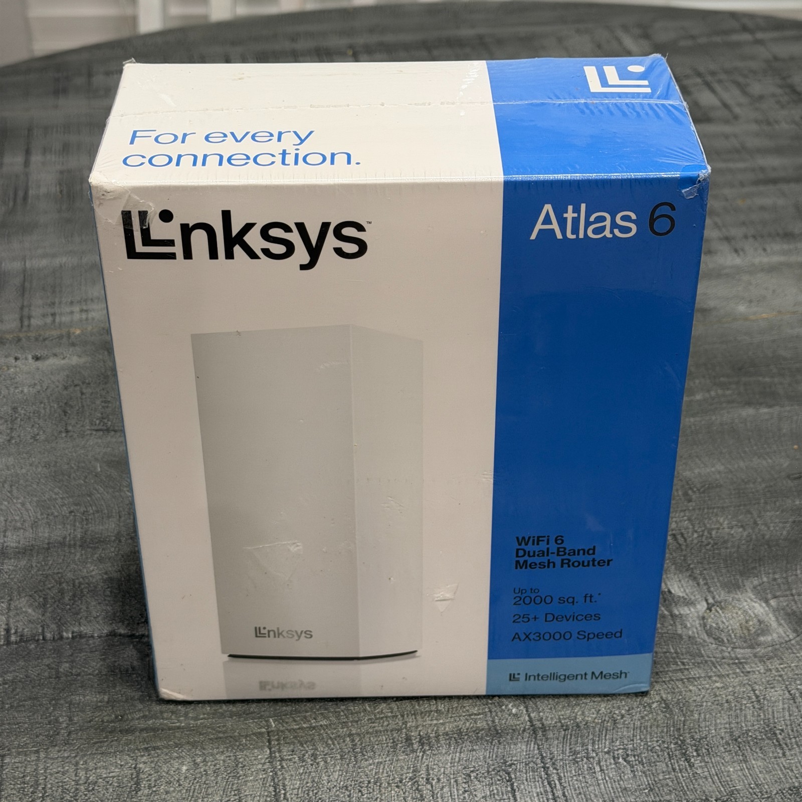 New Sealed LINKSYS Atlas 6 WiFi 6 Dual-Band Mesh Router AX3000 MX2001