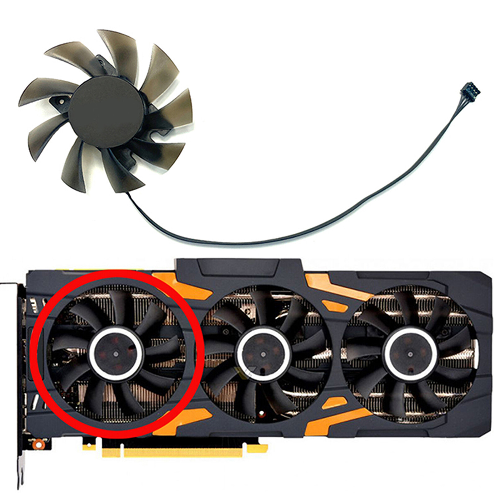 For INNO3D RTX2070S 2080 2080S 2080ti GAMING Graphics Card Cooling Fan CF-12815S