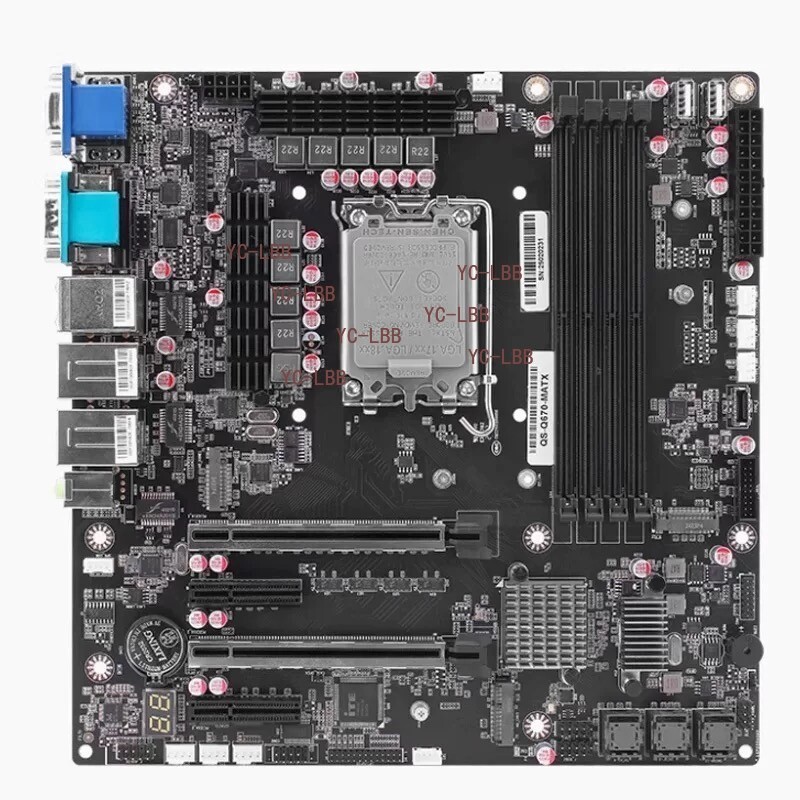 12/13/14th Gen LGA1700 CPU NAS Motherboard Q670 Intel vPro