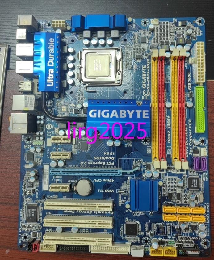 1pc used GIGABYTE motherboard GA-EP45-UD3R