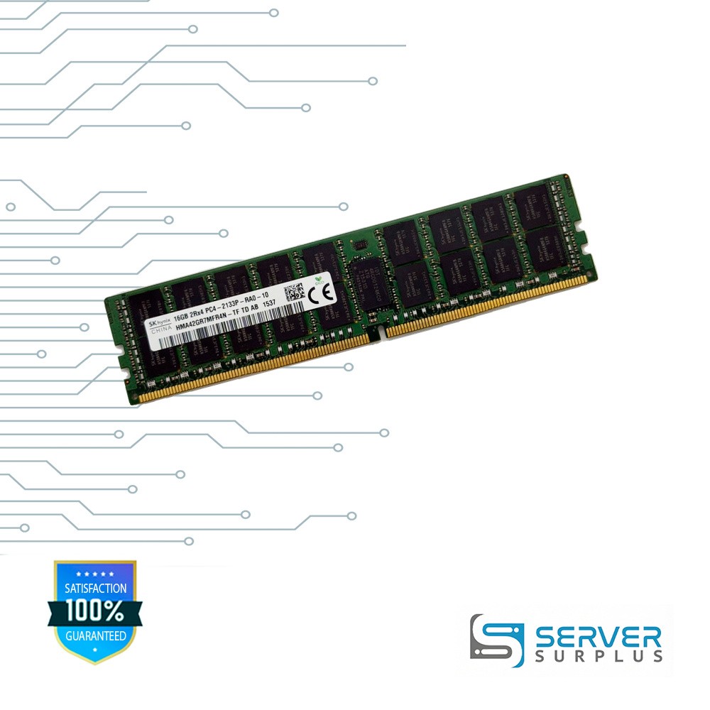 SK hynix 16GB DDR4-2133 PC4-17000 2Rx4 ECC REG RDIMM HMA42GR7MFR4N-TF