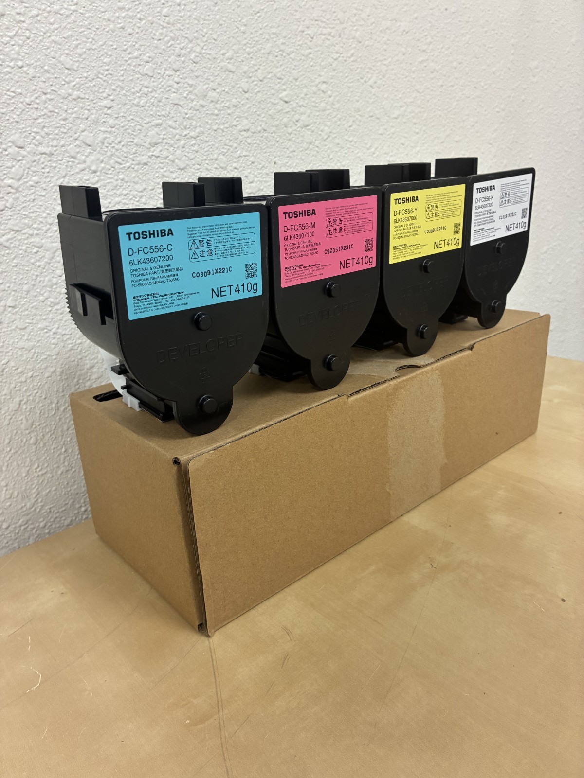 Toshiba e-Studio 5516AC Developer D-FC556-Y D-FC556-M D-FC556-C D-FC556-K