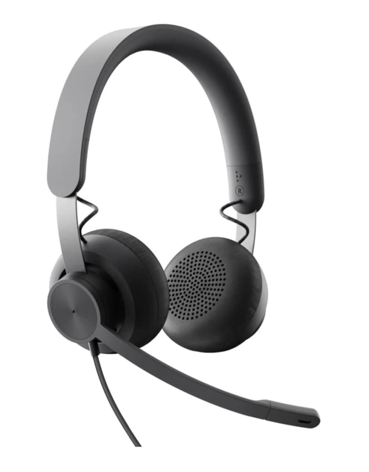 Logitech Zone 750 Wired Noise-Cancelling Headset - Graphite