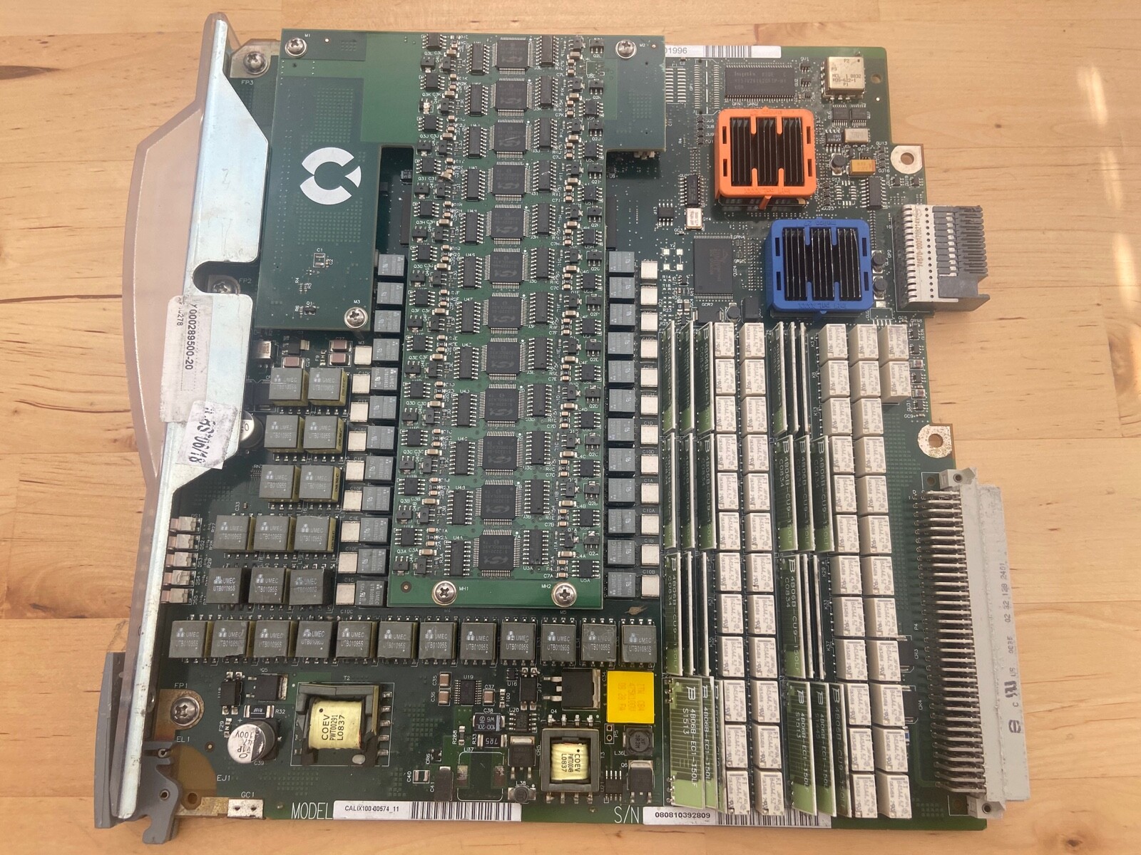Calix 100-00574, rev-11, SOUIAL0GAB, 24-PORT ADSL2/POTS CARD, FOR PARTS