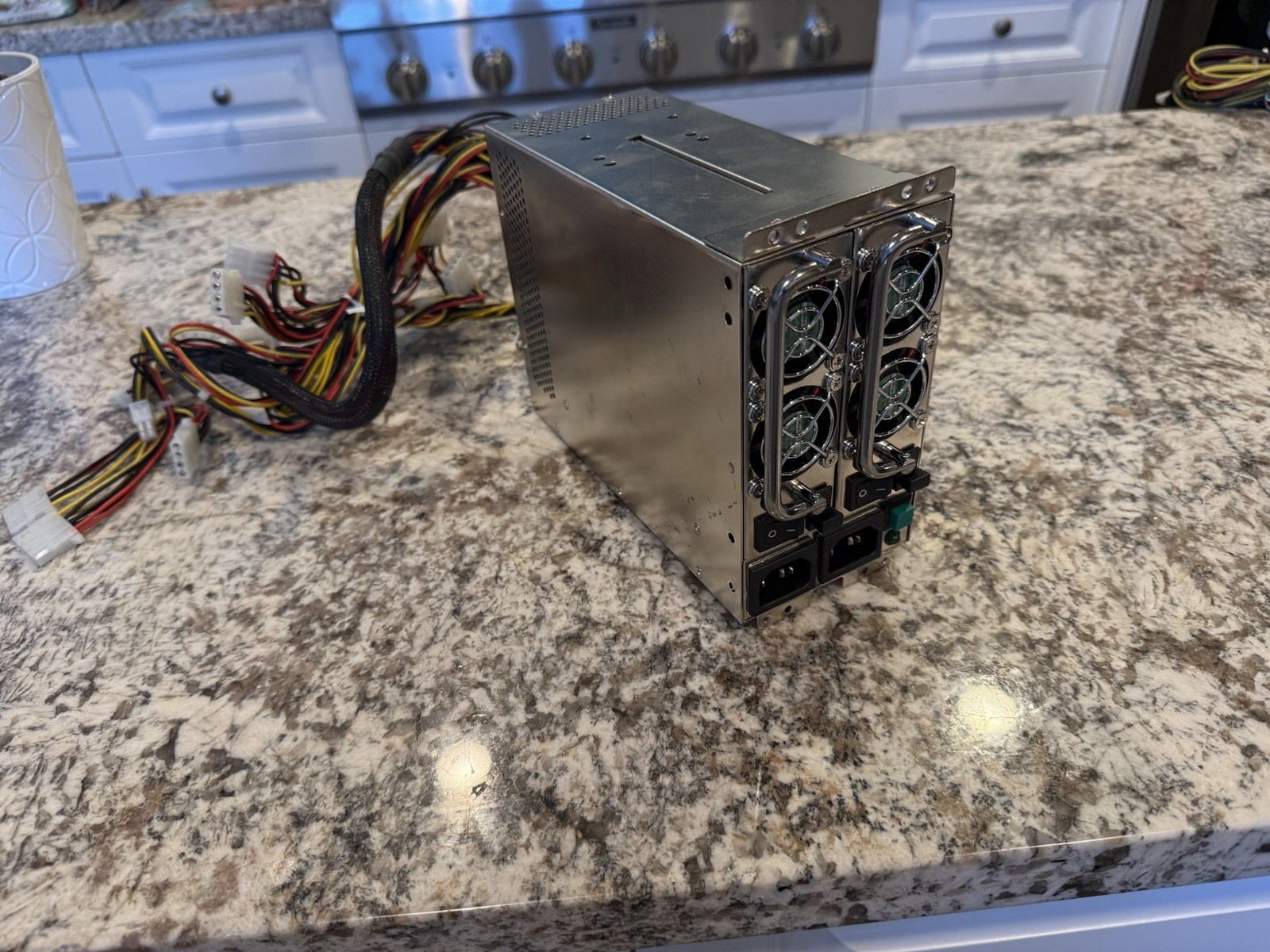 I-Star TC-500R8A 500W x2 Redundant Hot-Swap Server Power Supply - Fully Tested