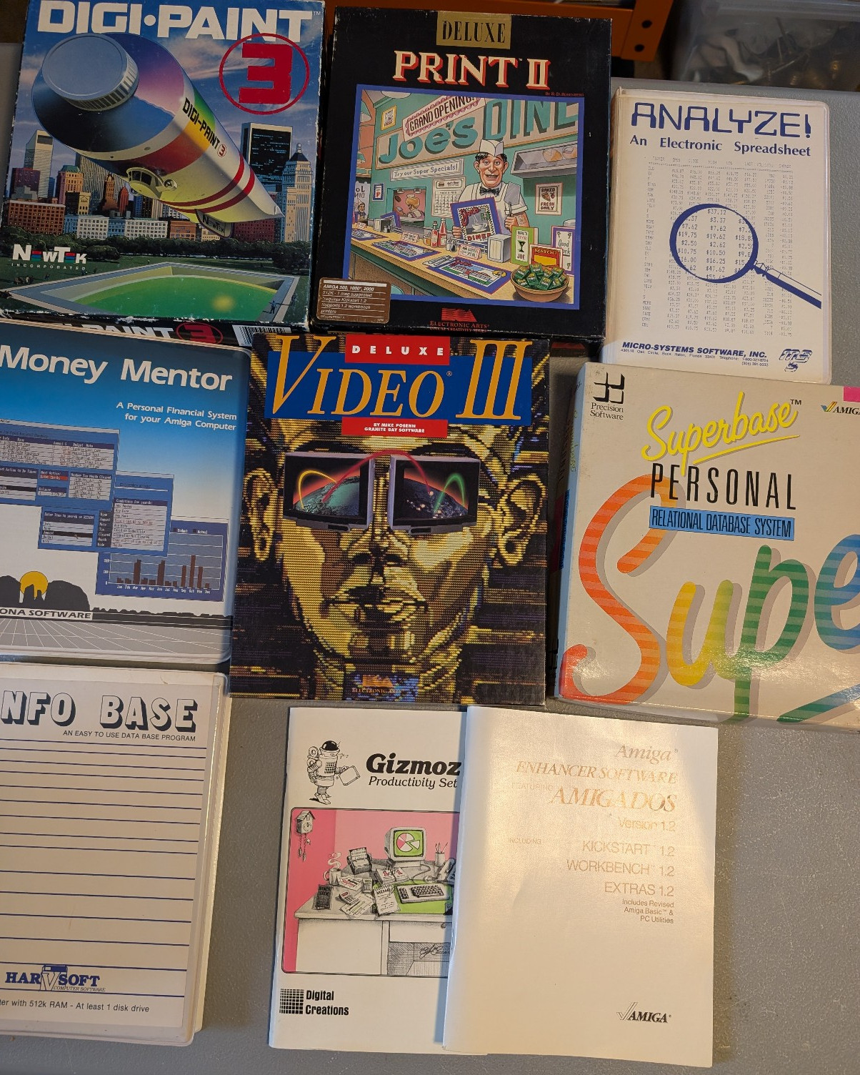 Amiga - Productivity Software selection