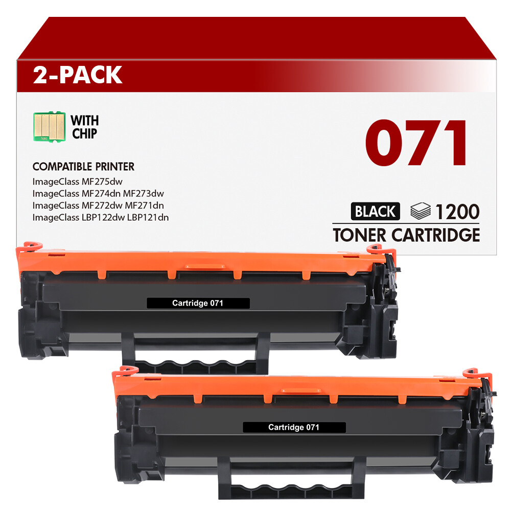 2PK 071 071H Toner Cartridge Compatible for Canon CRG 071H LBP 122dw / 122 / 120