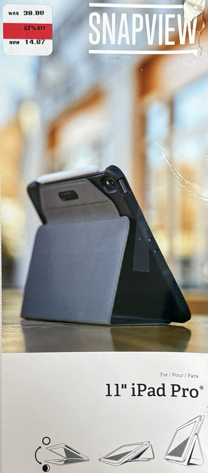 11” iPad Pro Case Logic -Snapview-  Case With Pencil Holder
