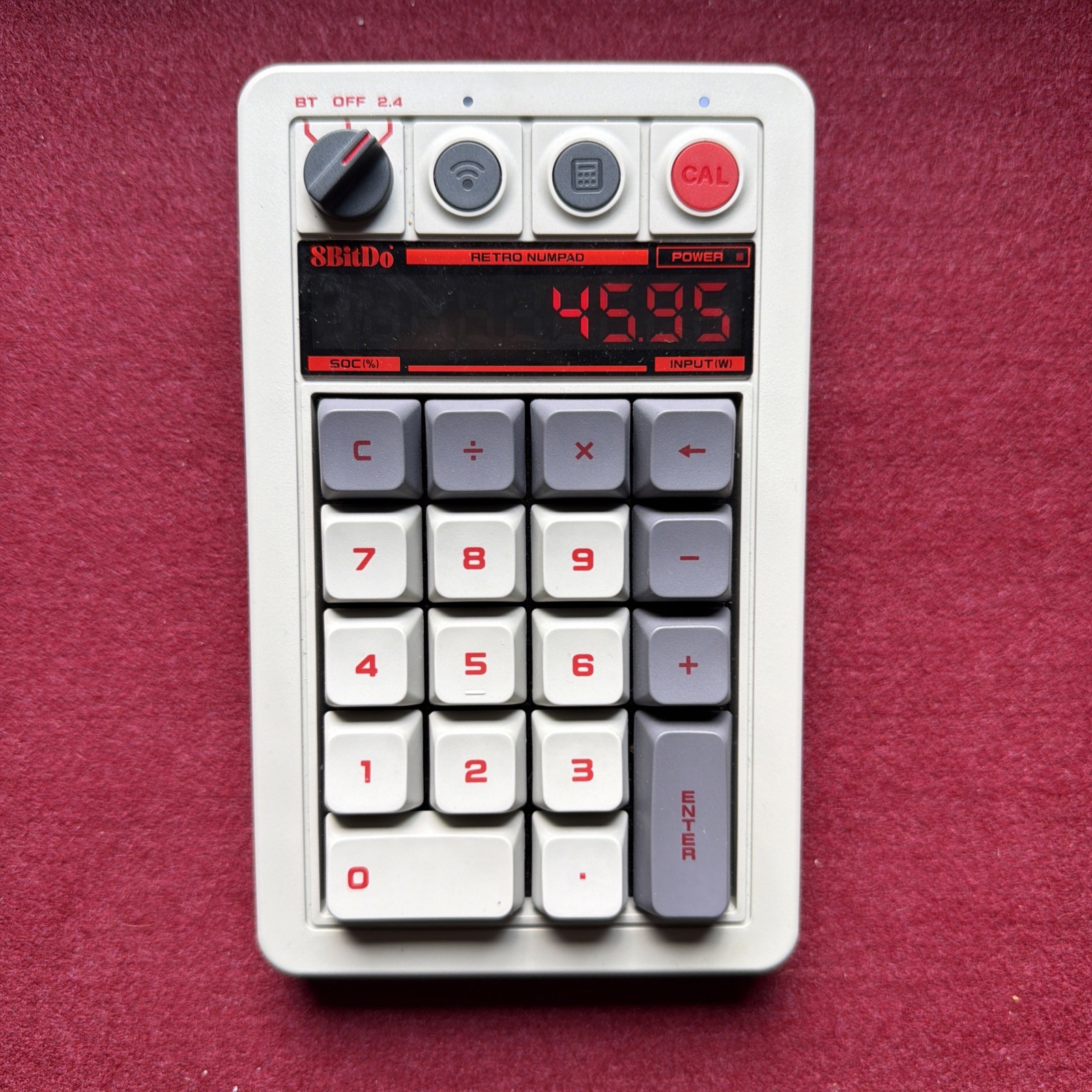 8BitDo, Retro 18 Mechanical Numpad And Calculator, N Edition, Used
