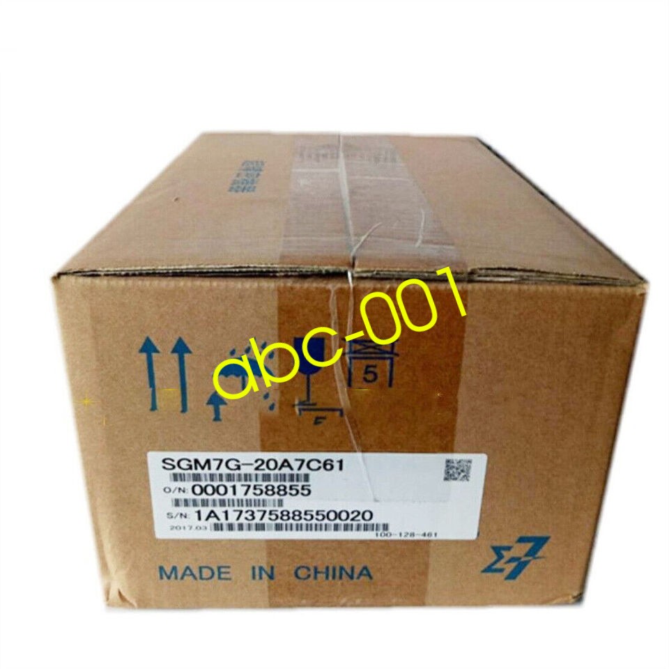 One Yaskawa SGM7G-20A7C61 Servo Motor New In Box Expedited Shipping