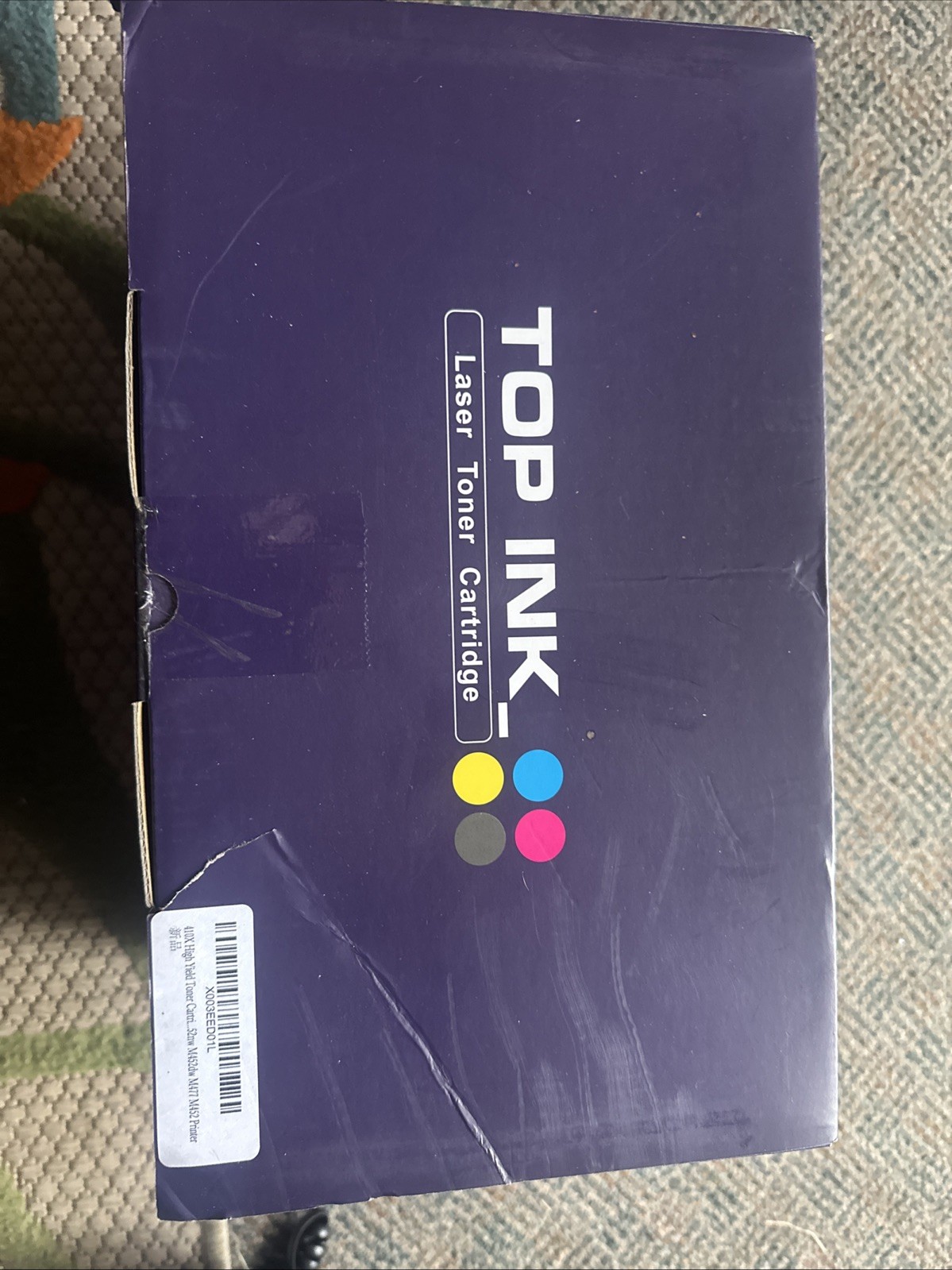 Top Ink Laser Toner Cartridge 4 Pack - Cyan, Yellow, Magenta And Black