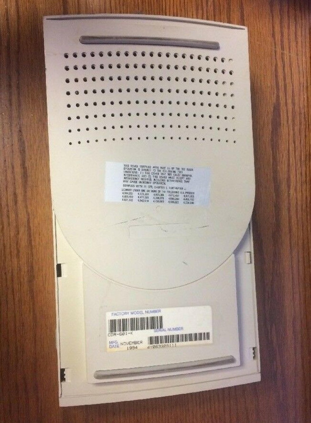 NEC MultiSpin 6X External CD-ROM Drive - Model CDR-601