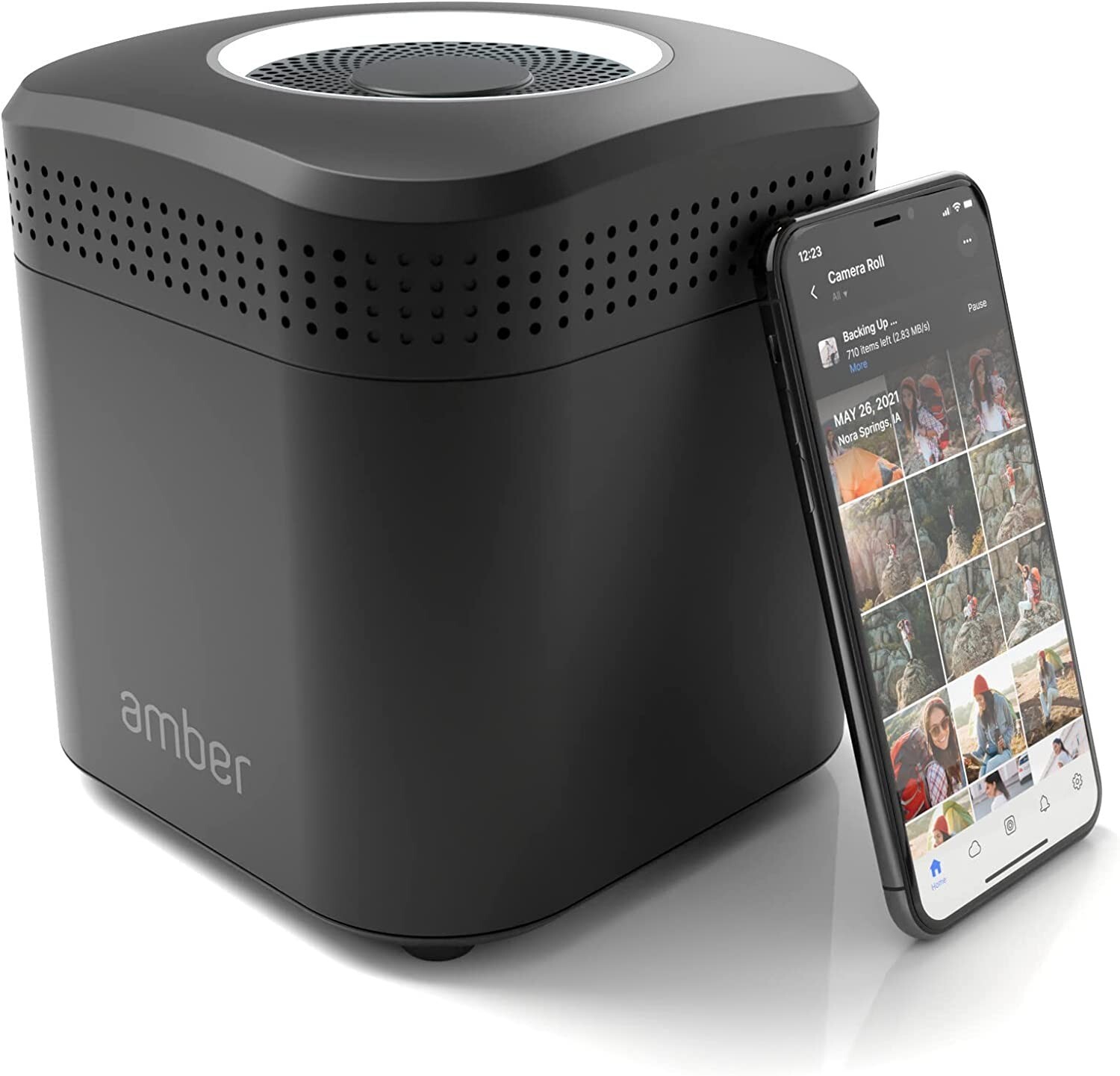 Renewed AmberPRO All-in-One Smart Personal Cloud Storage 1TB X2