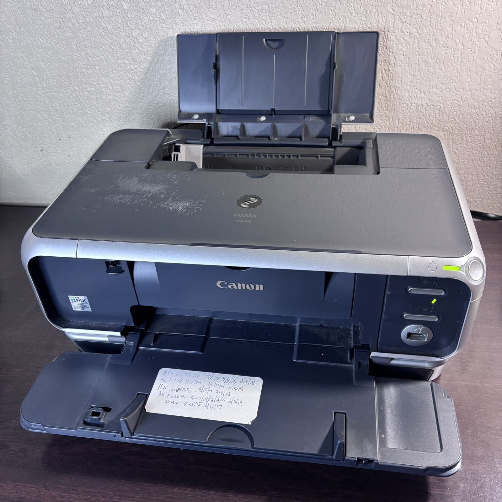 Canon PIXMA iP4000 Digital Photo Inkjet Printer - Blue - Rare - Tested
