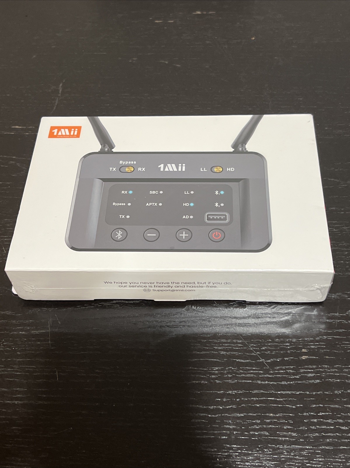 1Mii B03S Bluetooth 5.3 Transmitter/Receiver for TV, PC, Old Stereo, Etc