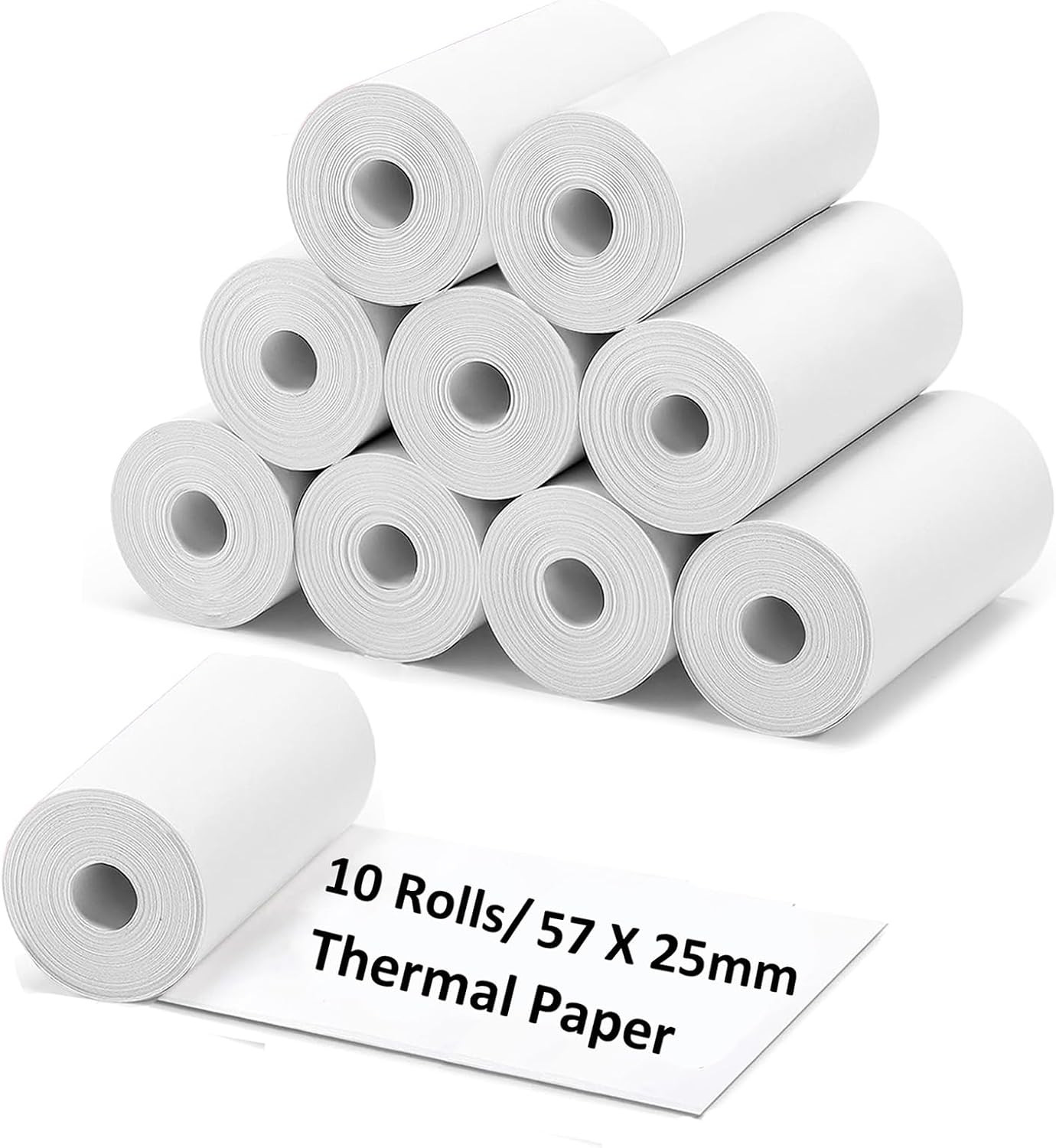 10 Rolls Refill Paper for Kids Camera Instant Print - Photo Printer Thermal