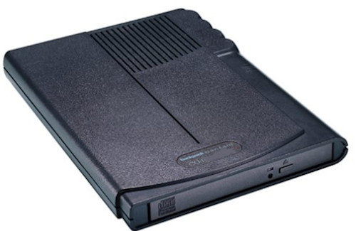 MicroSolutions Backpack Bantam Portable Parallel Port CD-ROM Drive w Cable & AC