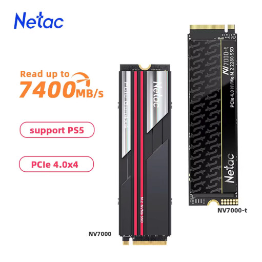 Netac NV7000 NVMe SSD 512GB 1TB 2TB 4TB M.2 2280 PCIe 4.0x4 PS5 Laptop PC Fast