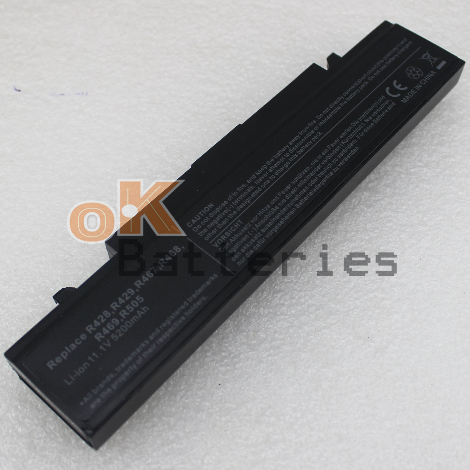 Laptop 5200mah Battery For Samsung NP-Q320 NP-Q320E NP-Q430 AA-PB9NS6B 6-cells