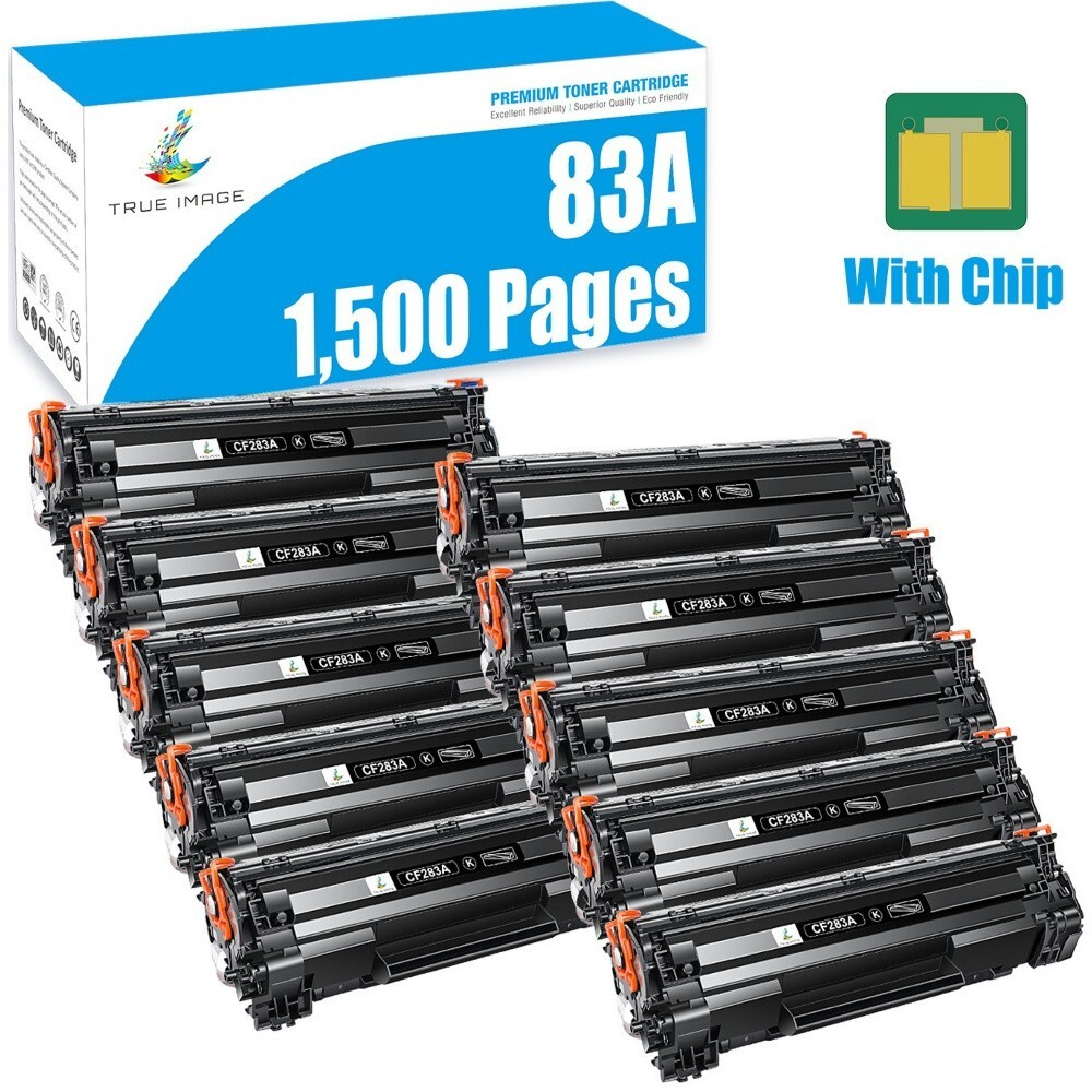 10PK CF283A 83A Toner Cartridge For HP Laserjet Pro M127fw M127fn m225dw m225dn