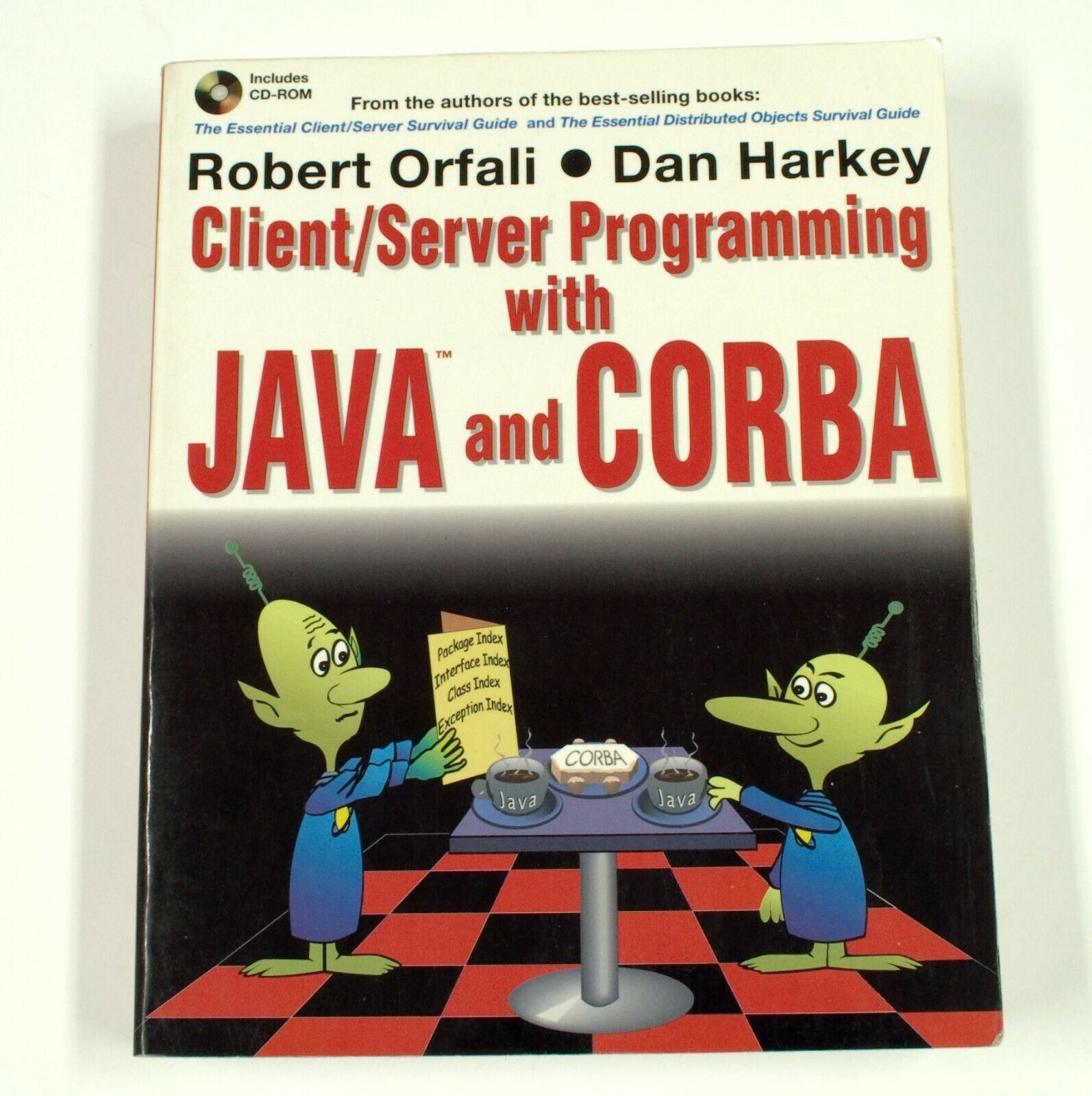 Client/Server With Programming Java And Corba No CD-Rom 1997 Vintage Book AG617