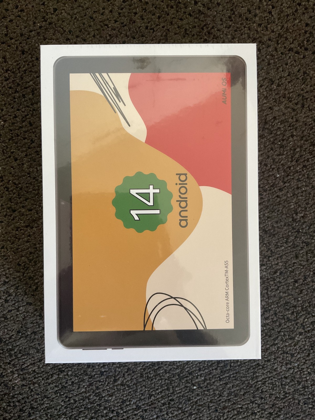 AUMI OS Tablet 10.1 Inch Android 14 Black Octa-core ARM CortexTM-A55 Model C10