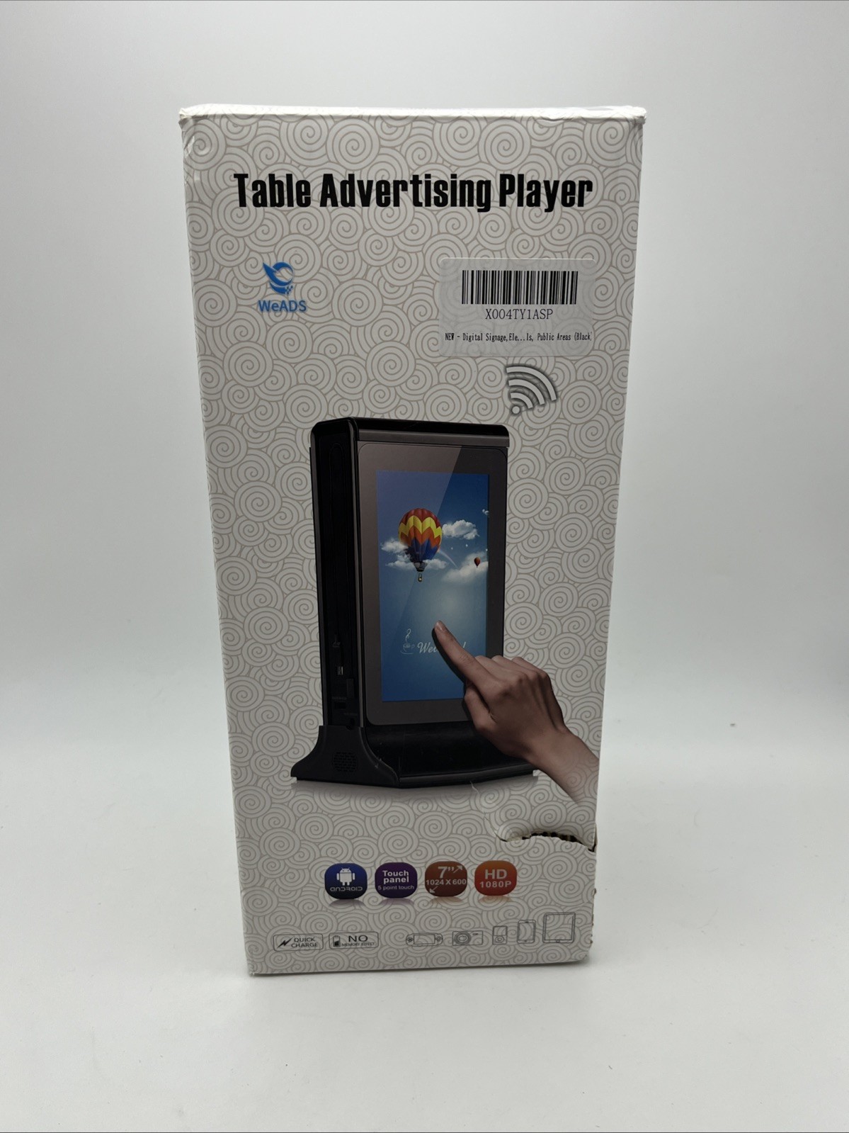 835SD Double Side Digital 7 Inch LCD Touch Screen Table Advertising Player USED