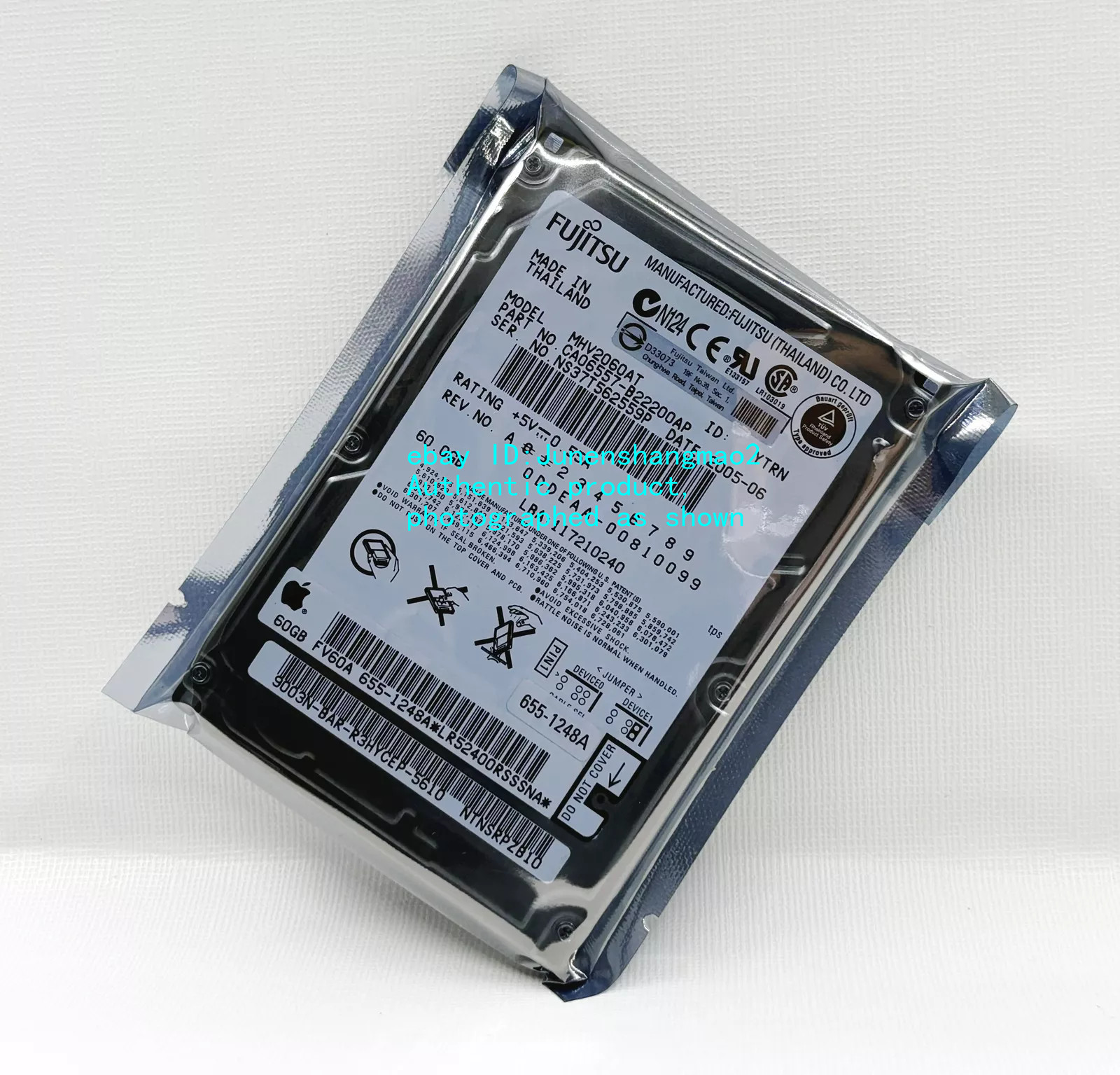 Fujitsu 60GB 5400RPM MHV2060AT IDE 2,5-Zoll Notebook-Festplatte