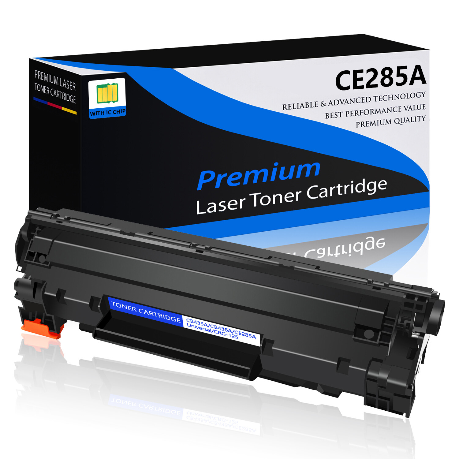 1PK Toner Cartridge for HP CE285A 85A LaserJet Pro P1102 P1102w M1212nf M1217nfw