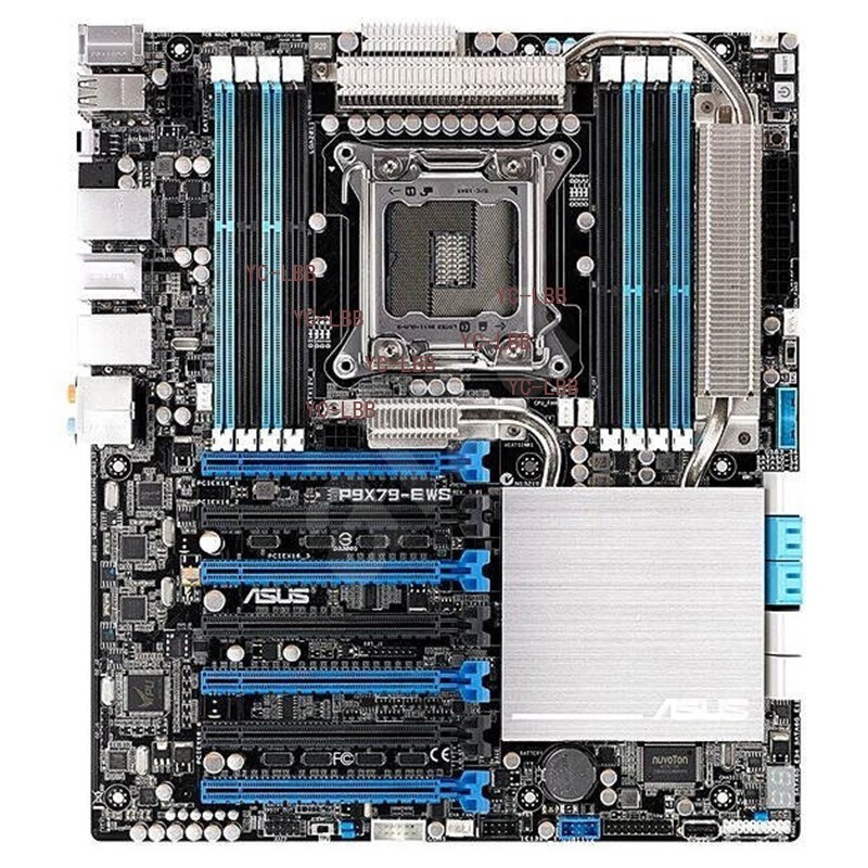 For ASUS Intel X79 Motherboard P9X79-E WS LGA 2011 DDR3 Workstation Mainboard