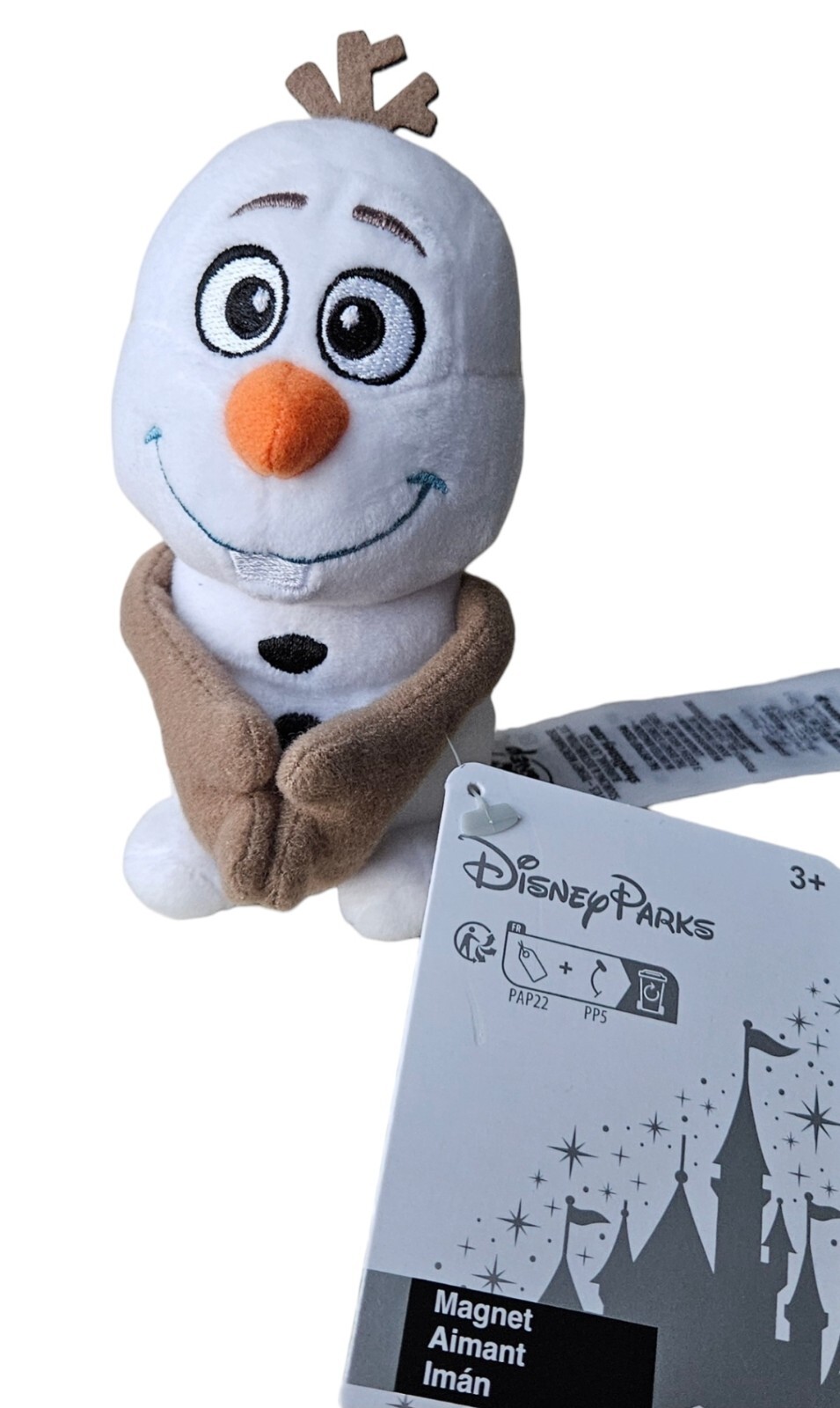 Disney Parks Frozen Magnet Plush Toy - Olaf