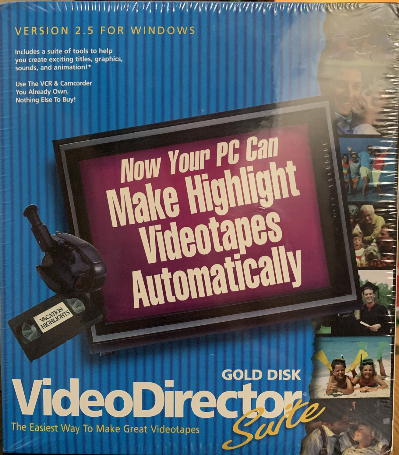 Gold Disk Video Director Suite Version 2.5 for Windows Vintage Sealed New