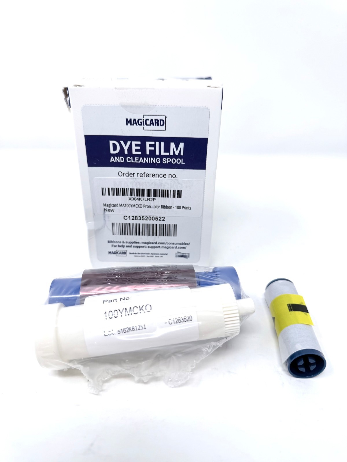 Genuine OEM Magicard MA100YMCKO YMCKO Ribbon-100 Prints