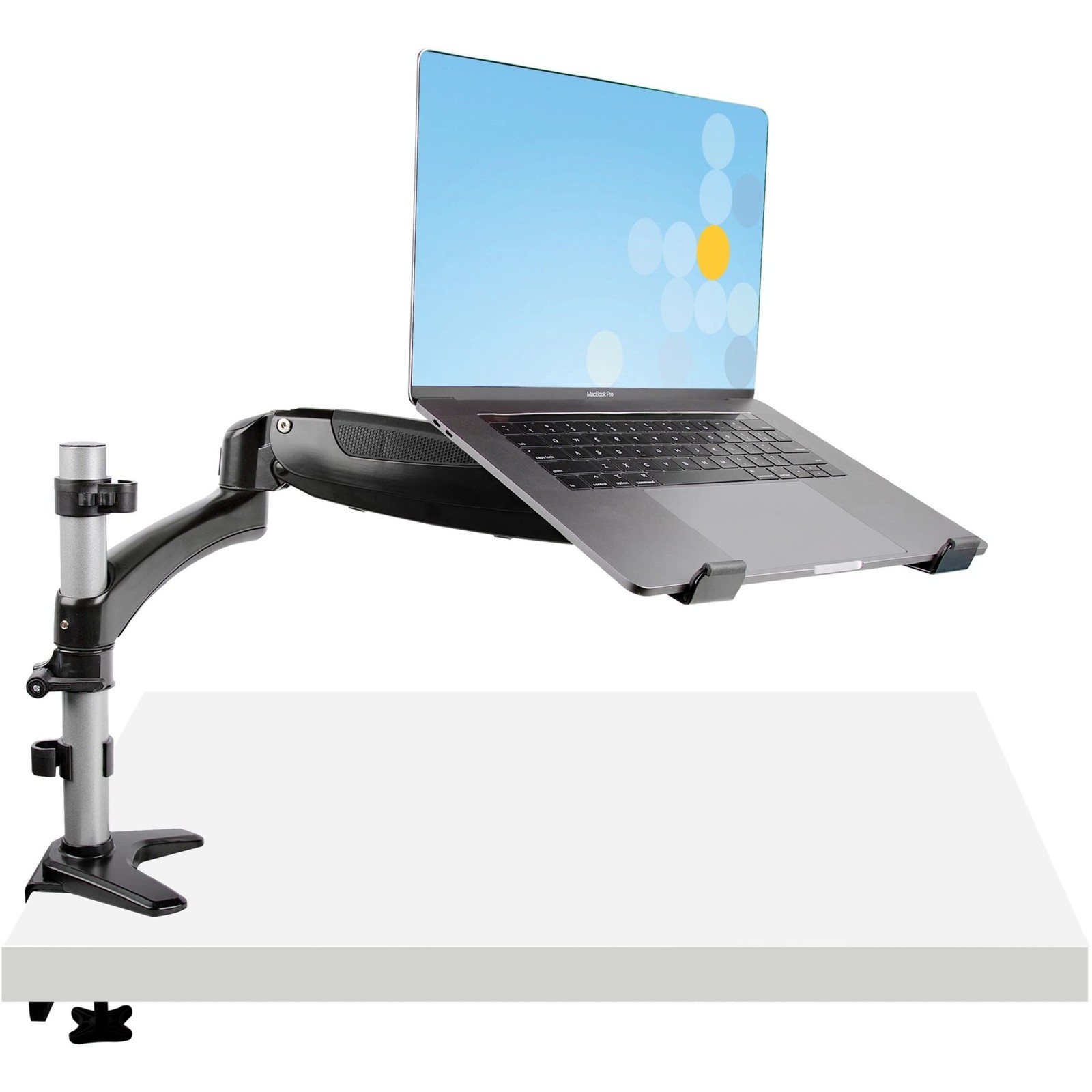 StarTech.com Desk Mount Laptop Arm, Articulating 12.2" x 22.4" x 12.6", Black