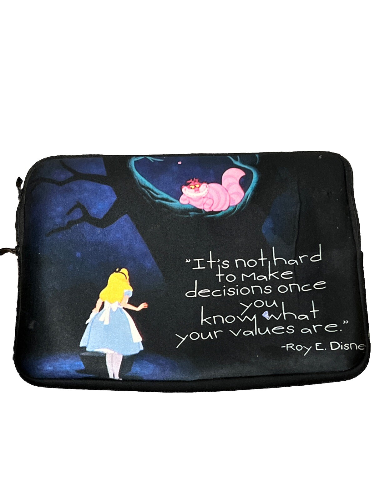Cheshire Cat Smoke-  Laptop Sleeve - Mad Tea Party - Alice In Wonderland 