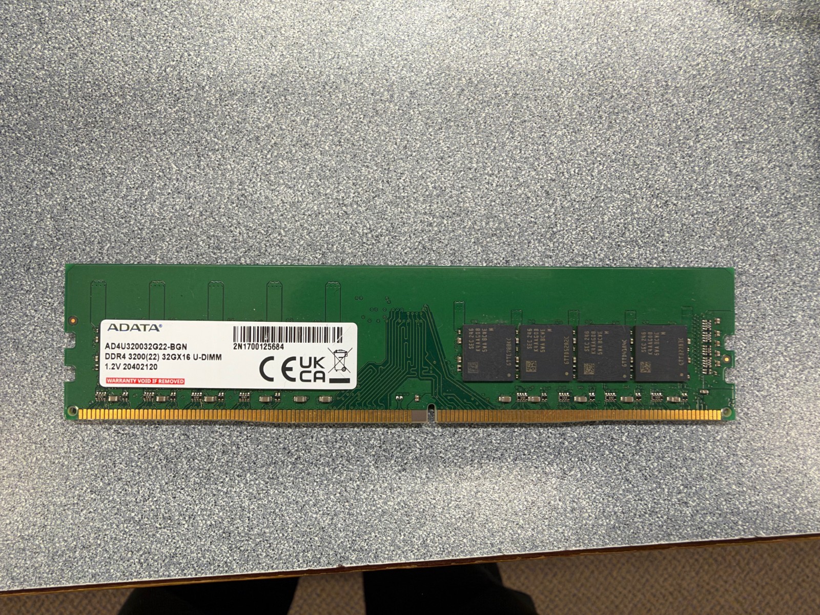 ADATA 32GB DDR4 3200MHz Desktop RAM Memory Module | 1x32GB UDIMM PC4-25600