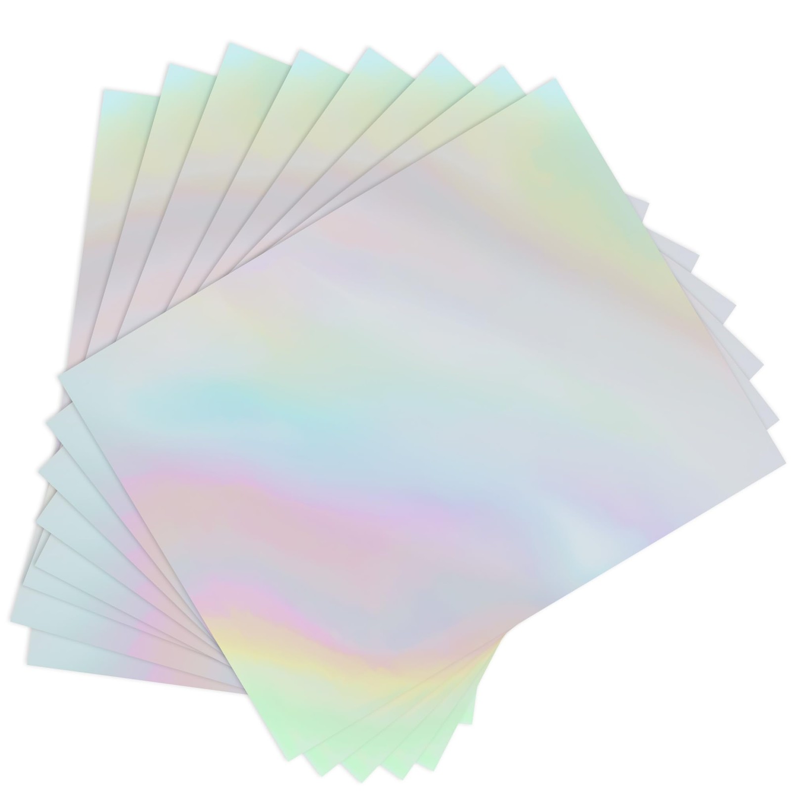 Koala Clear Holographic Sticker Paper for Inkjet & Laser Printers, 20 Sheets ...