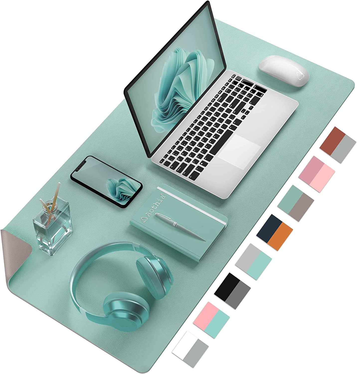 Desk Mat Large Protector Pad - Multifunctional Dual-Sided Office Desk Pad,Smooth