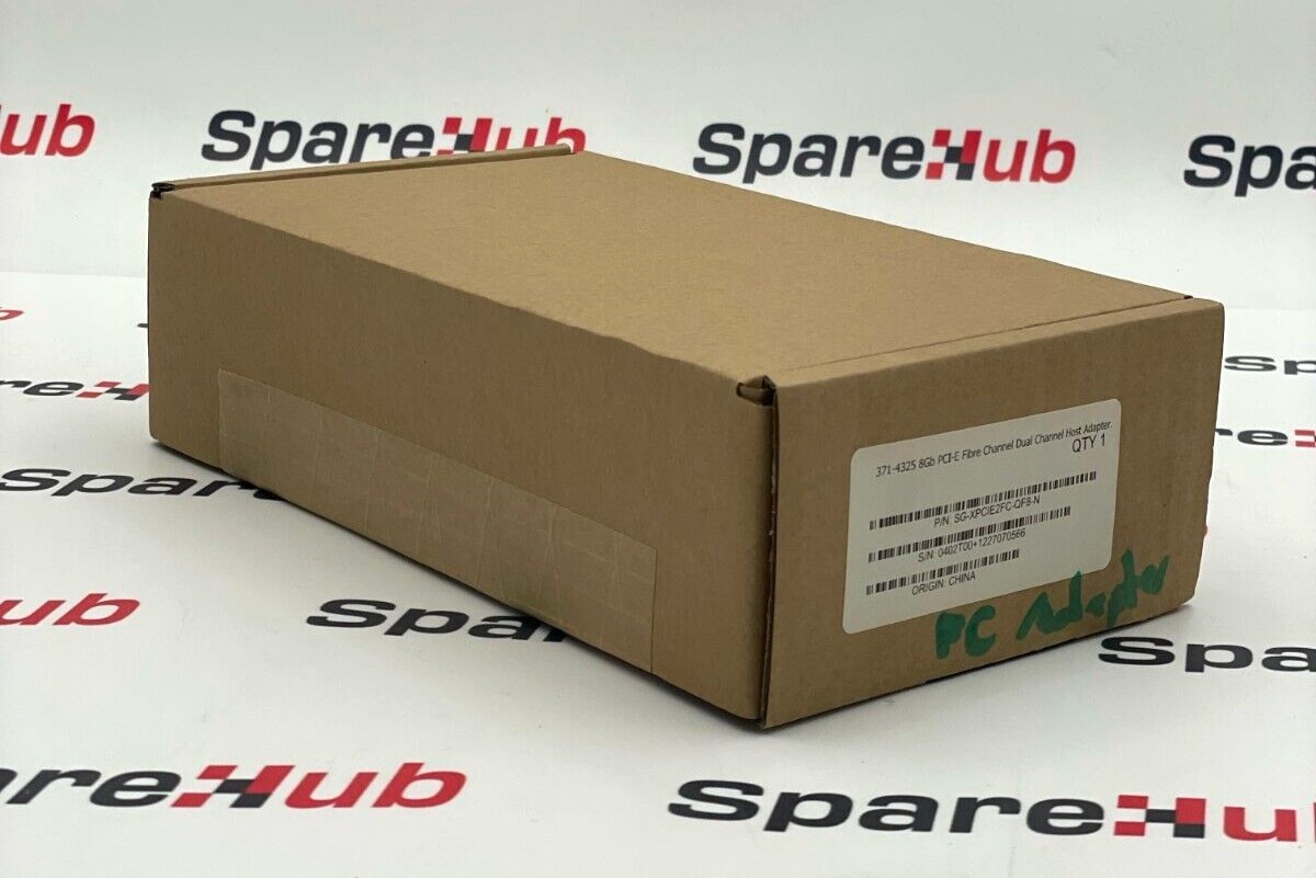 ORACLE SUN 371-4325 PCI-E FIBRE CHANNEL DUAL CHANNEL HOST ADAPTER