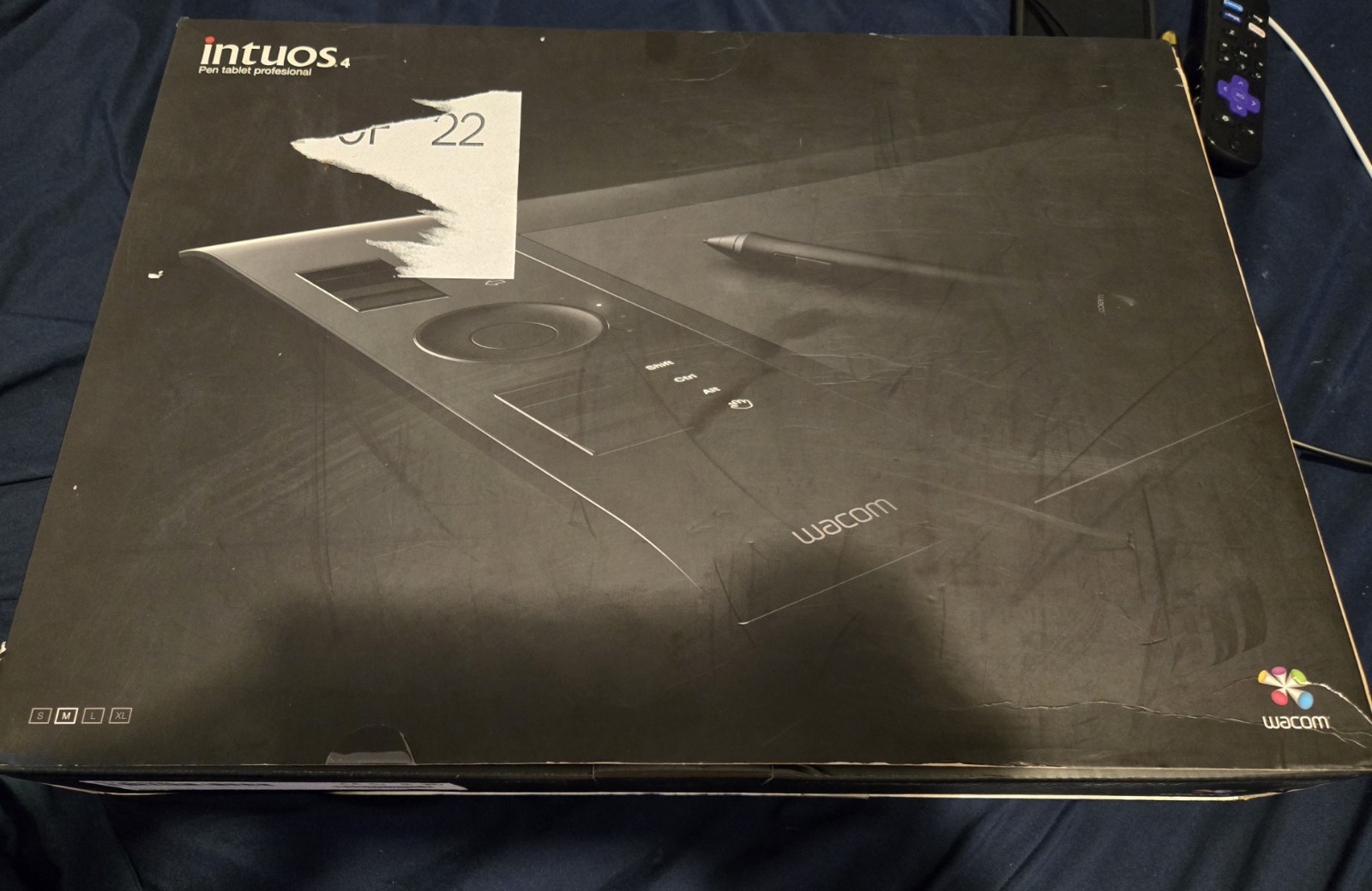 Wacom Intuos Pro PTK-640 Tablet with Pen, Stand, and USB Cable