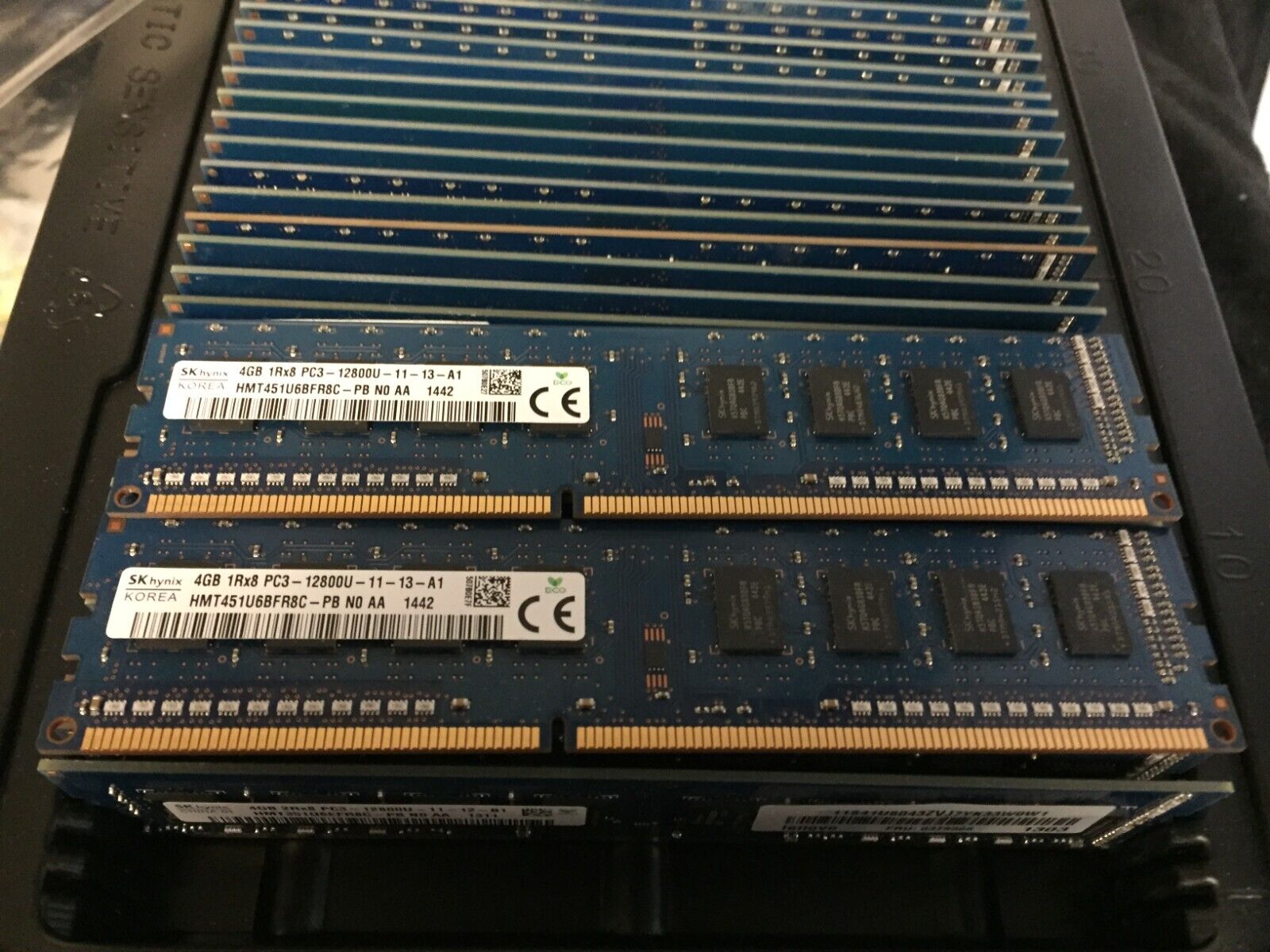 Lot of 50 SK Hyniz DDR3 4GB PC3-12800 Desktop Memory HMT451U6BFR8C-PB -A++