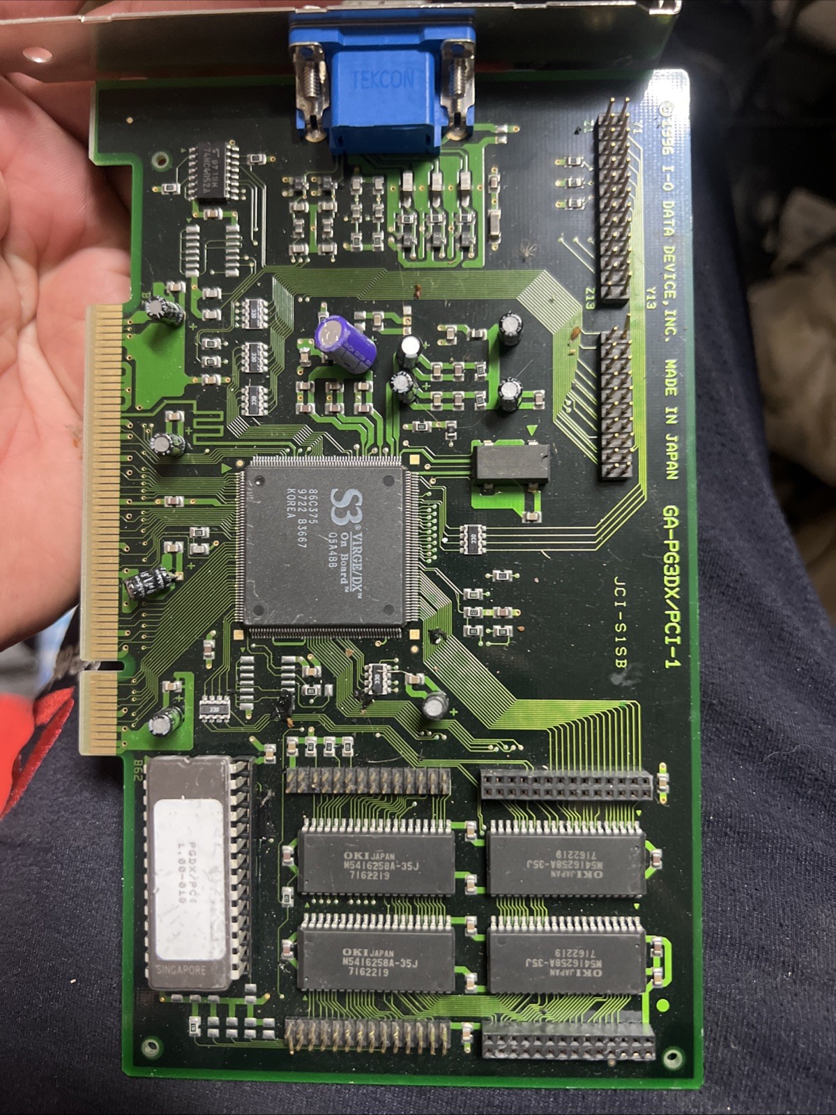 I-O Data Device, Inc. GA-PG3DX/PCI-1 Graphics Accelerator Card Board