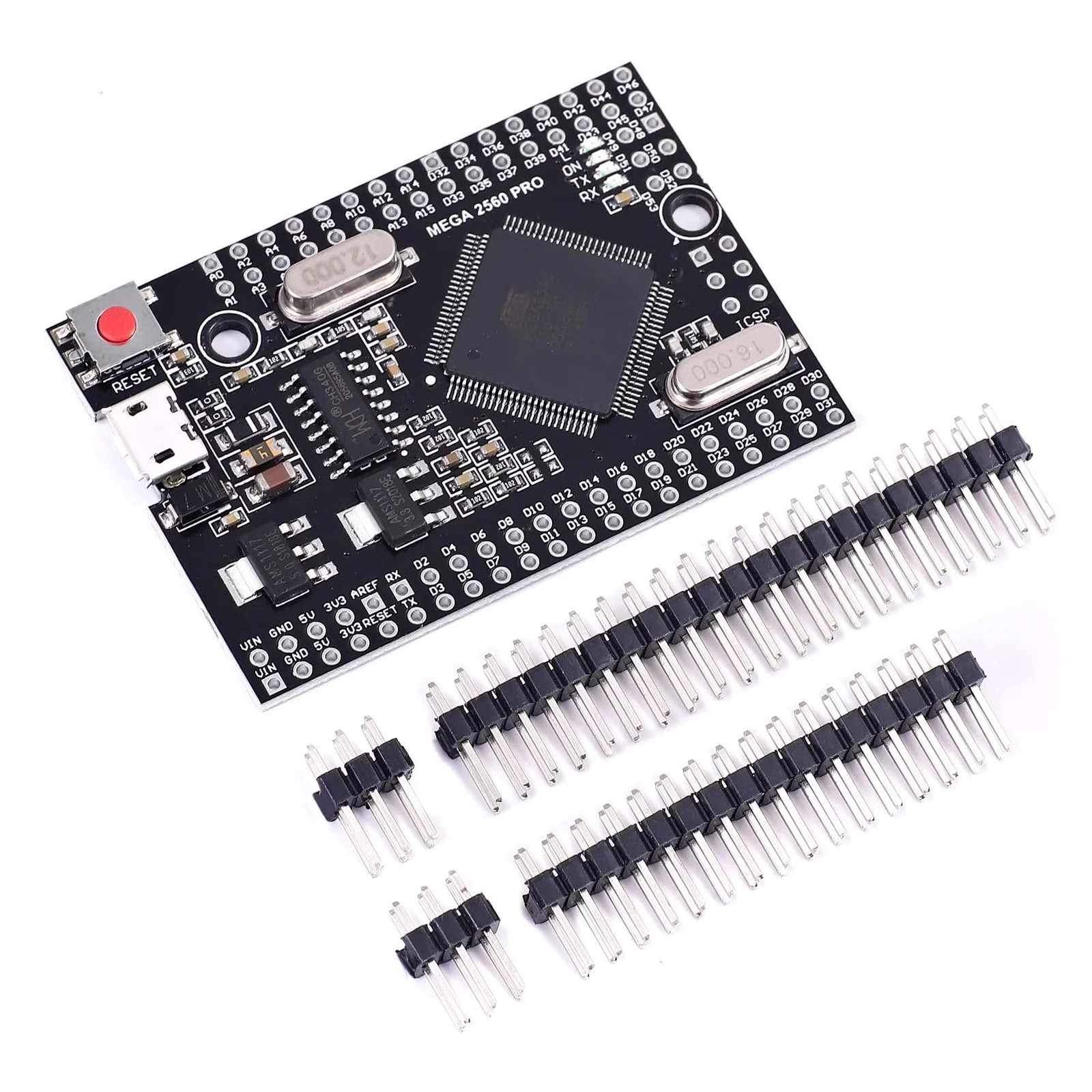 MEGA 2560 PRO Embed CH340G/ATMEGA256016AU Pro Mega Module Male Pinheader