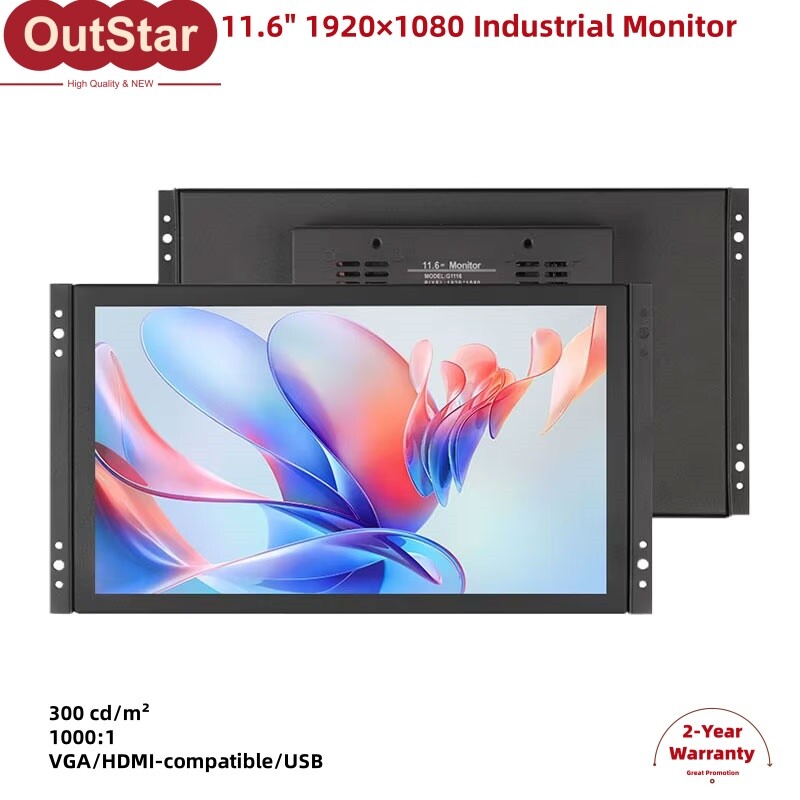 11.6-inIndustrial Monitor  1920×1080 Display Screen w/ VGA HDMI Ports  #sz
